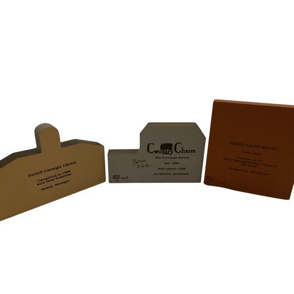 The Cat’s Meow 1990 Michigan Buildings Lot of 3 - Picture 2 of 5